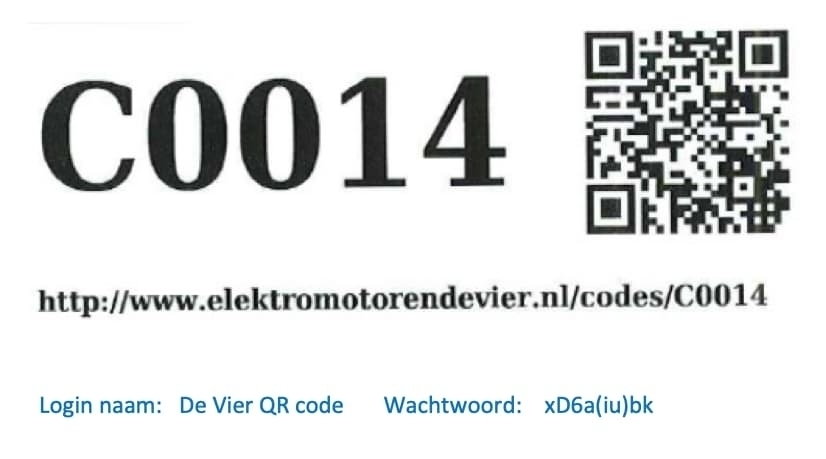 QR-code client solution met inlog