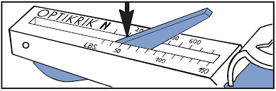 voorspanning-v-snaar-vaststellen-optikrik-aflezen
